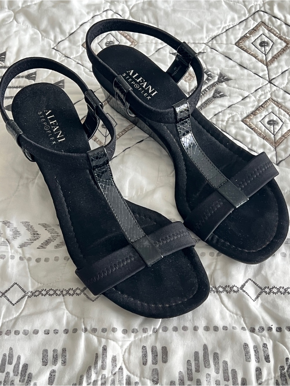 Alfani step flex wedge sandals, 8 Wide